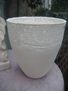 Vase Knochenporzellan
